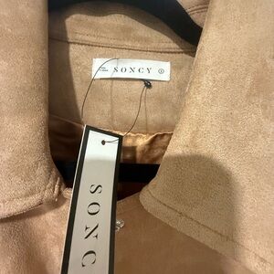 Souncy Suede Like Jacket Size (18)